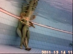 Wild fuck is recorded under water of the sauna pool 7