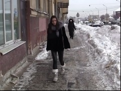 Sexy dark brown has hardcore group sex with double penetration